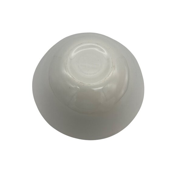 Set Of 5 Melamine Bowls 6.75" Diameter Aqua Interior White Exterior Unbranded - Picture 4 of 6